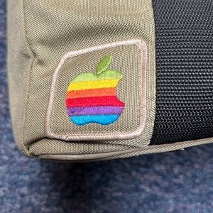Vintage 1984 Original Rainbow Apple Macintosh Computer Carrying Bag RARE